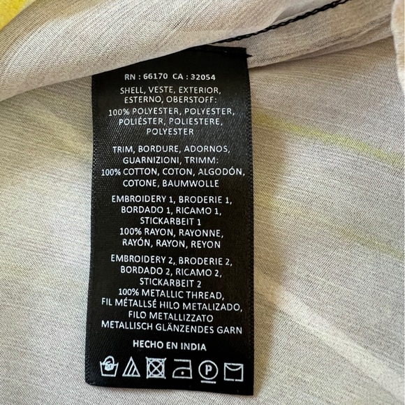 Anthropologie Maeve Splashed Embroidered Peasant Top, Size 0 - Picture 8 of 12